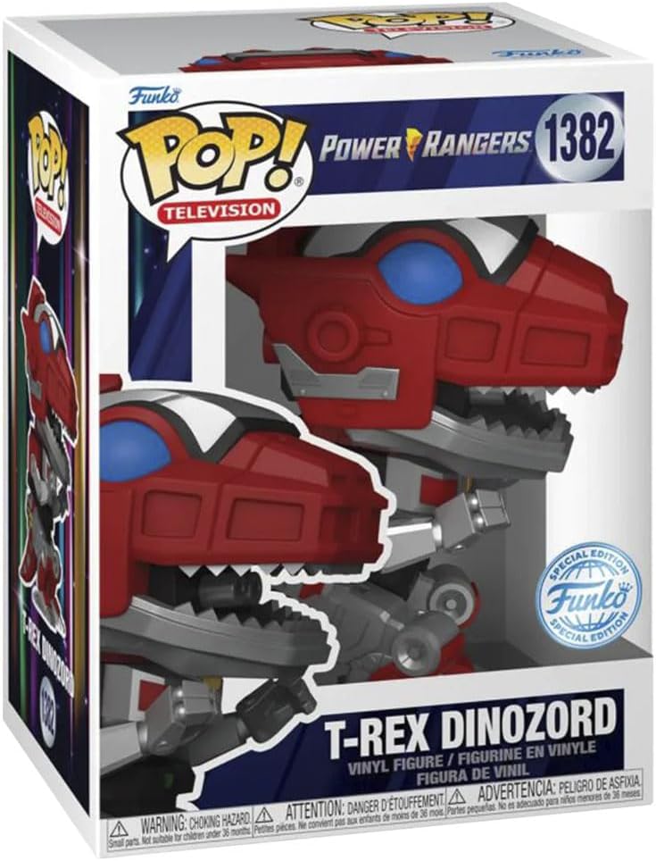 Funko Pop! Television - Power Rangers 30th Anniversary: T-Rex Dinozord Special Edition Vinyl Figure #1382
