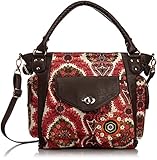 desigual bols london floreada carry Canvas Desigual Bols Lacroix Frida Mcbee Umhängetasche, mehrfarbig - Multicolore (1006 Hueso) - Größe: Taille Unique