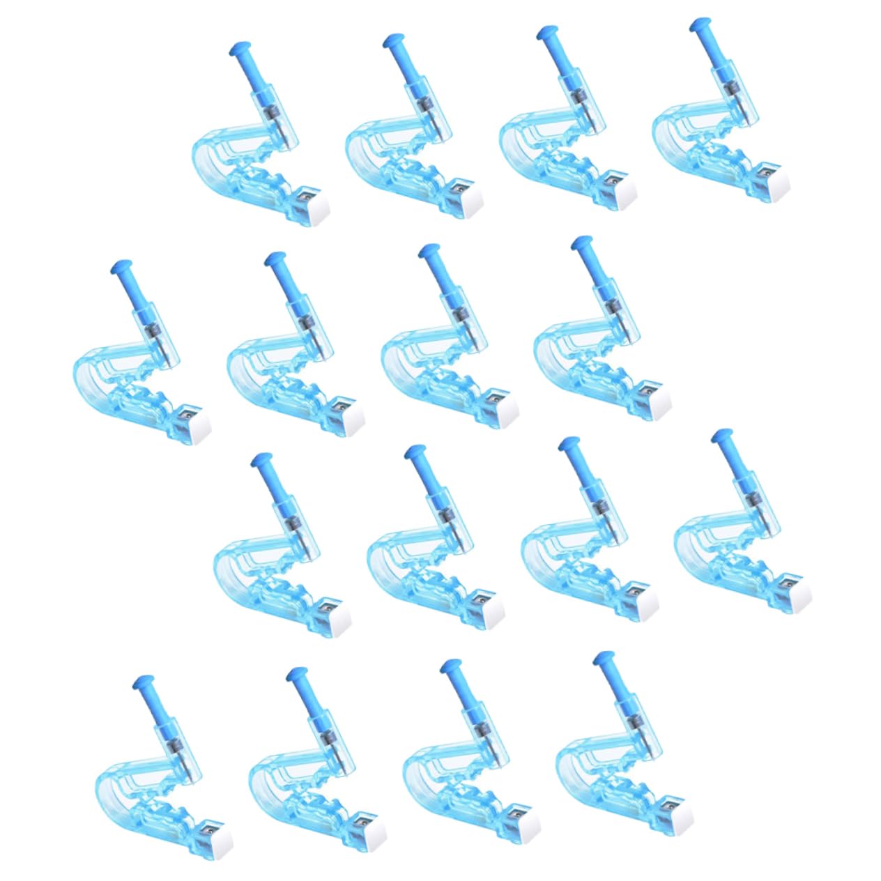 Baluue 1 Set 12pcs Safety Disposable Ear Piercing Device Painless Ear Piercing Tool Plastic Piercer for Safe Easy Use
