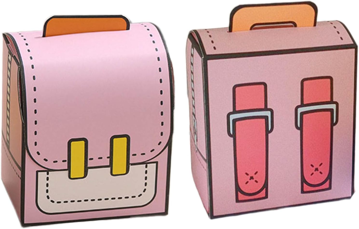 50pcs Delicate Graduation Candy Boxes Party Supplies Schoolbag Shaped Container Graduation Party Candy Boxes Celebration