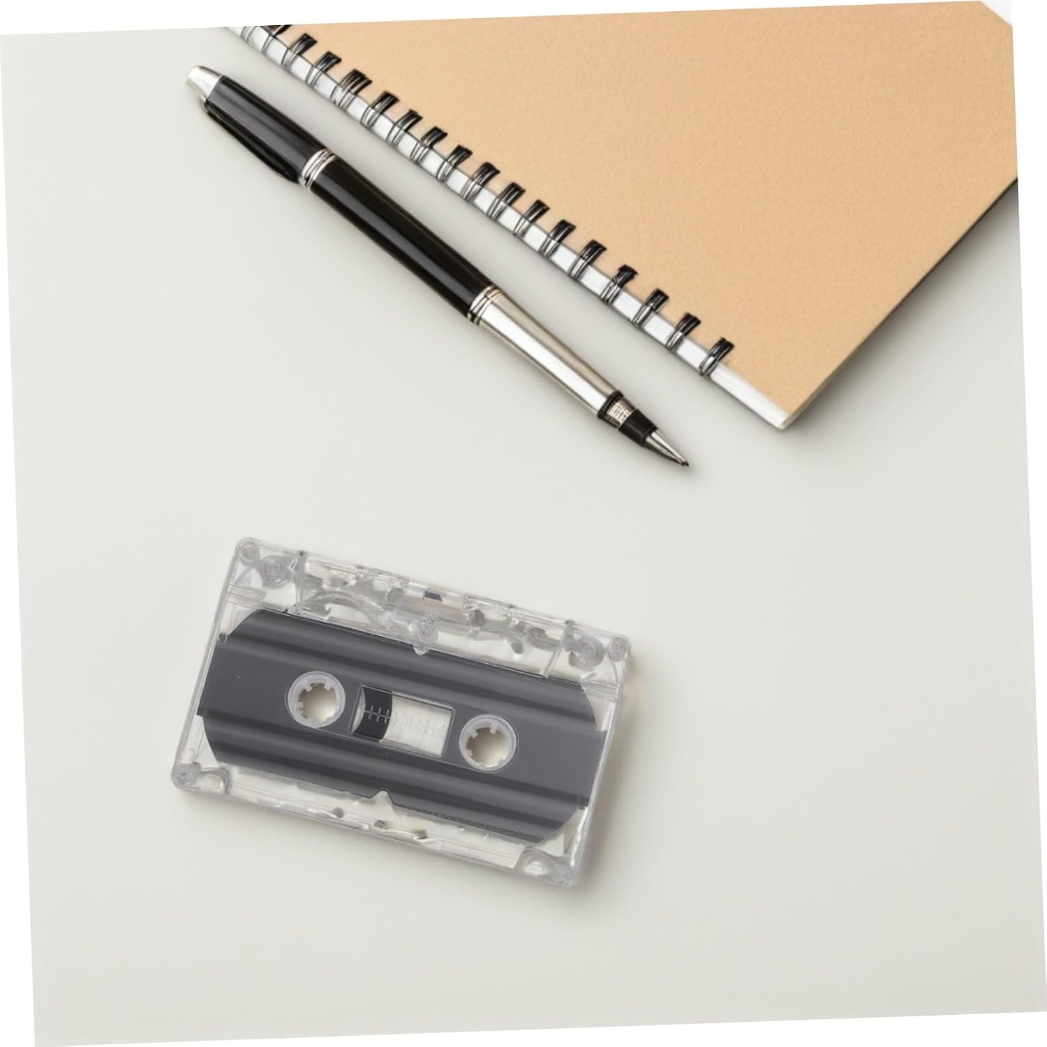 6 Pieces 30-Minute Blank Cassette Tapes with Plastic Case
