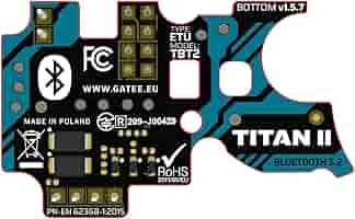 GATE TITANⅡ 電子トリガー　後方配線　ver2メカボックス用 楽天市場】GATE TITAN 2 Ver2メカボックス用 後方配線 Bluetooth