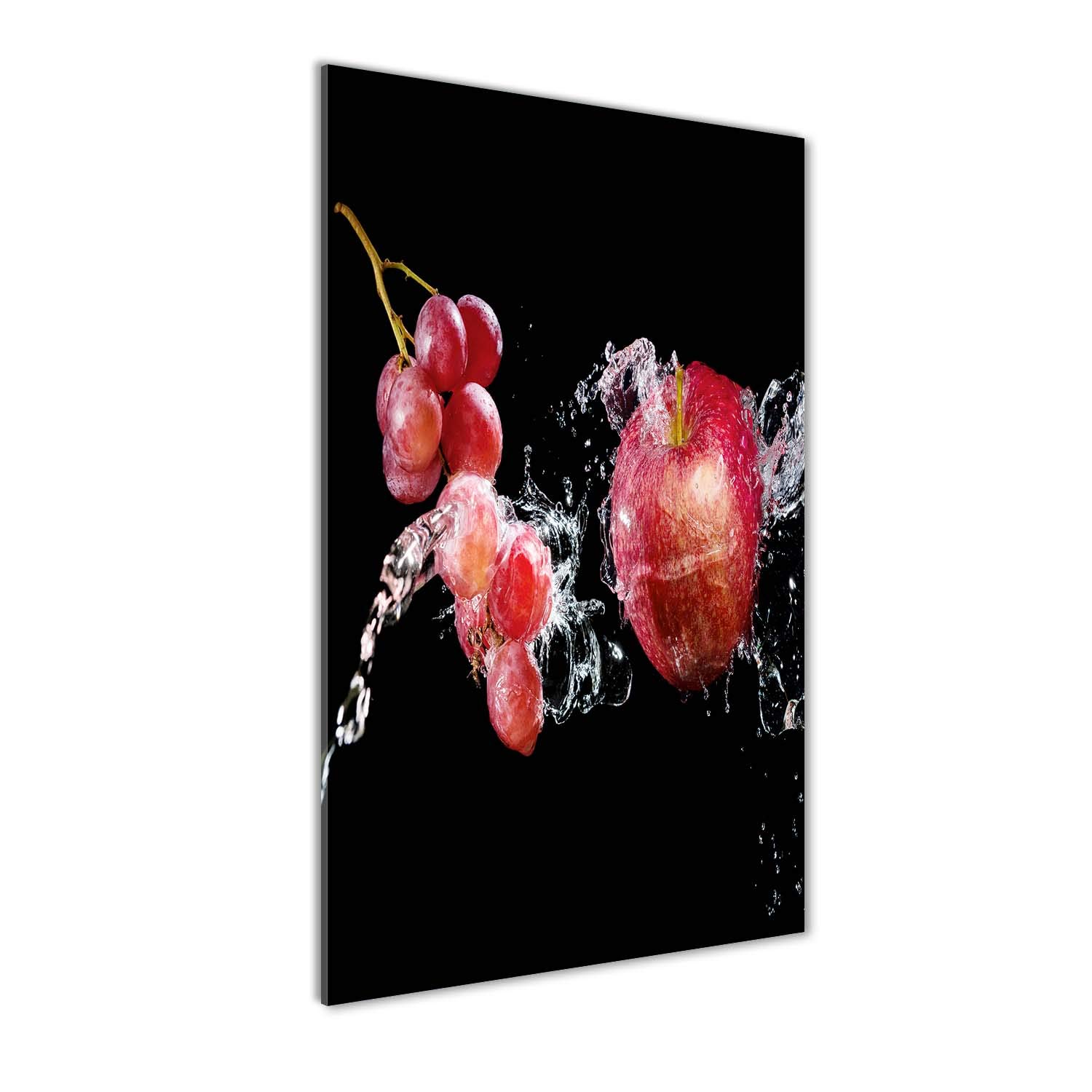 Tulup Impresión en Vidrio - 50x100cm - Cuadro sobre Vidrio - Pinturas en Vidrio - Cuadro en Vidrio - Impresiones sobre Vidrio - Cuadro de Cristal - Comidas Y Bebidas - Multicolor - Fruta