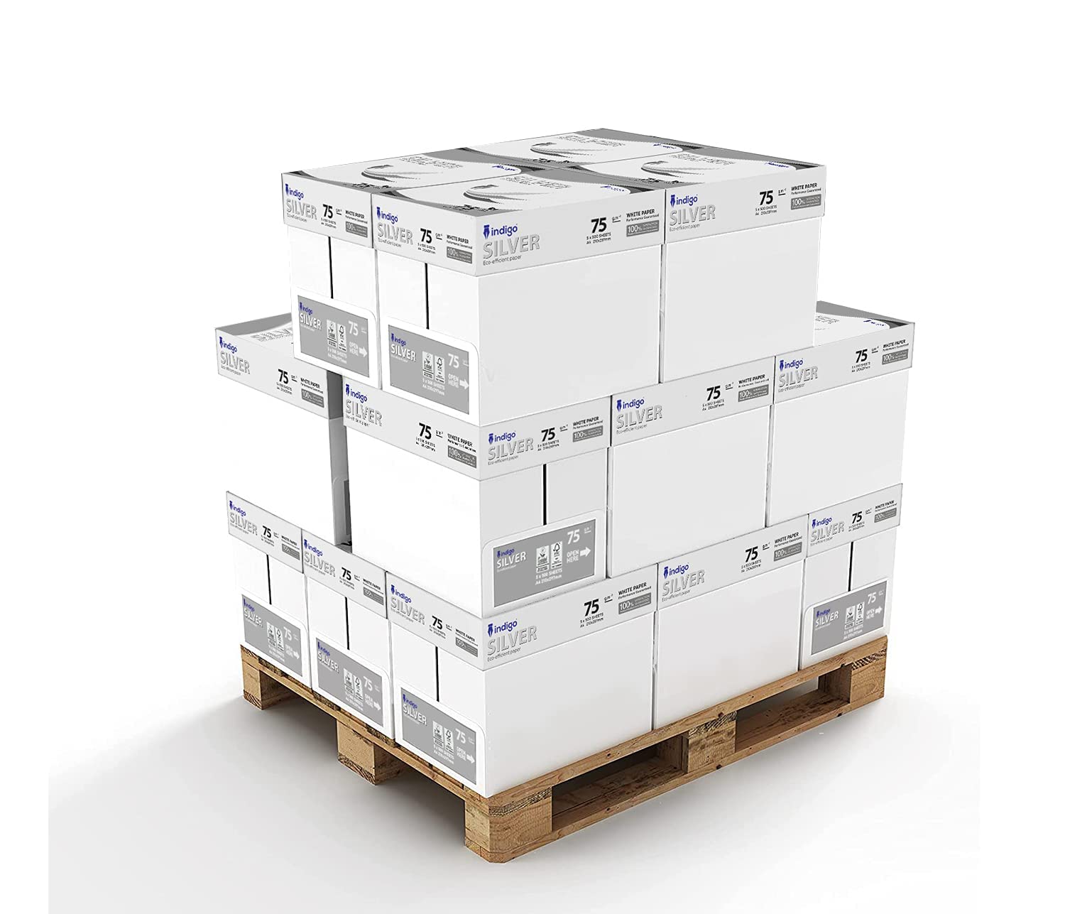 BOX of A4 Paper Office White Printer Copier Paper 5 Reams of 500 (80gsm) Multifunction laser inkjet paper (20 Boxes, 100 Reams)