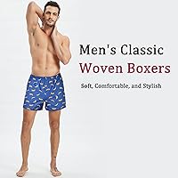 Vista 5 de CINVIK Calzoncillos tipo bóxer de algodón de ajuste holgado para hombre