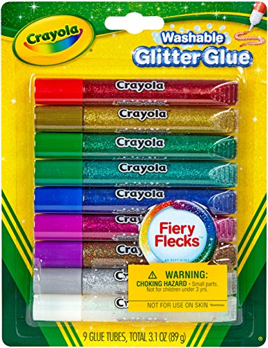 AC-Déco Glitter Glue – 9 Tubes – Craft