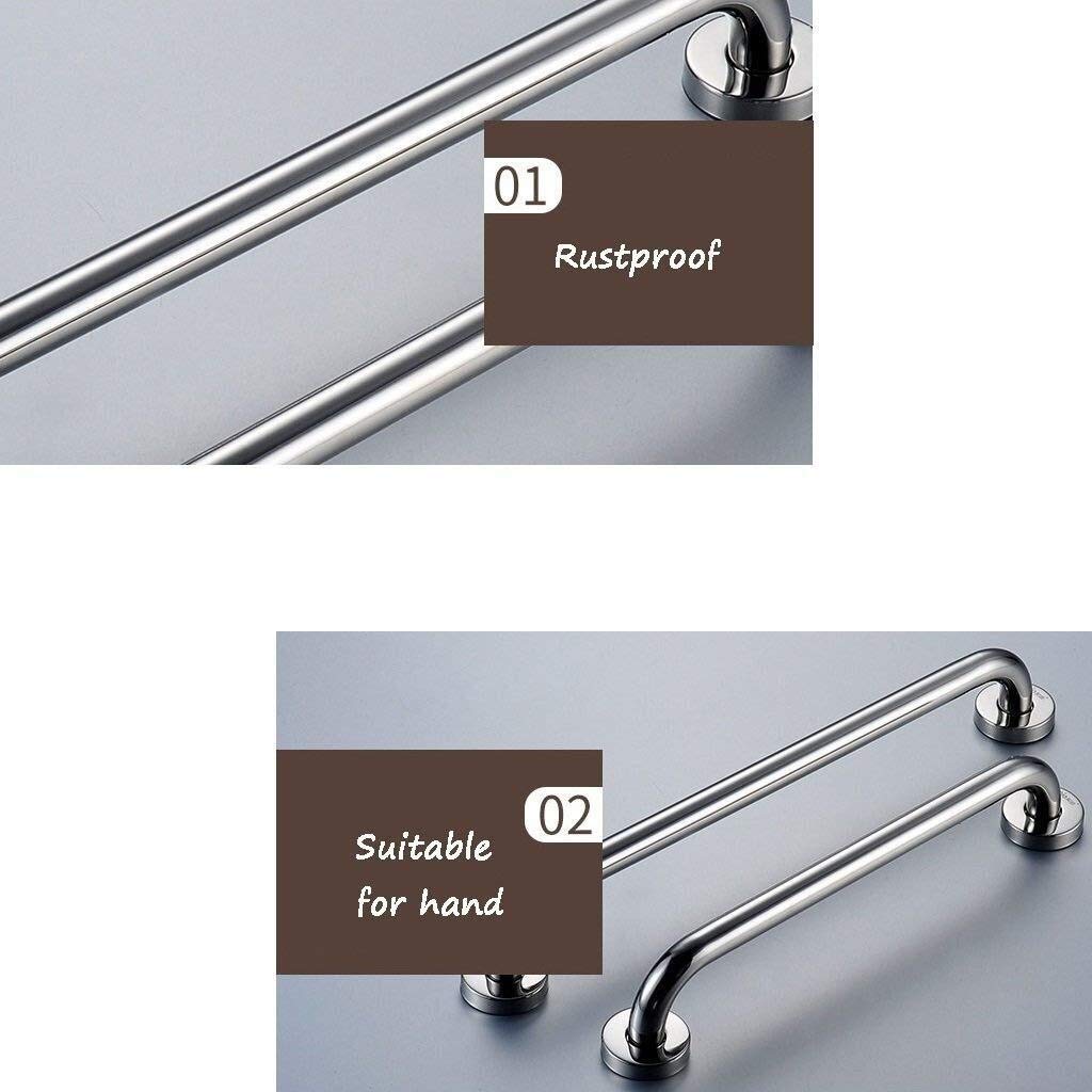 Grab Bar Podłokietnik Poręcze bezpieczeństwa Łazienka Prysznic Chromowane Prysznice, Polerowana Stal Nierdzewna Handicap Osoby Starsze Niepełnosprawne Bezpieczeństwo Antypoślizgowe Wanny Toalety