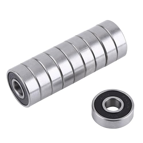 Paquete de 10 rodamientos sellados R6-2RS de 38" x 78" x 932" prelubricados para patineta, motor eléctrico, automóvil, motocicleta, etc.