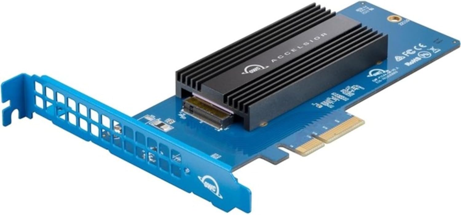 OWC 2TB Accelsior 1M2 M.2 SSD to PCIe 4.0 Adapter Card