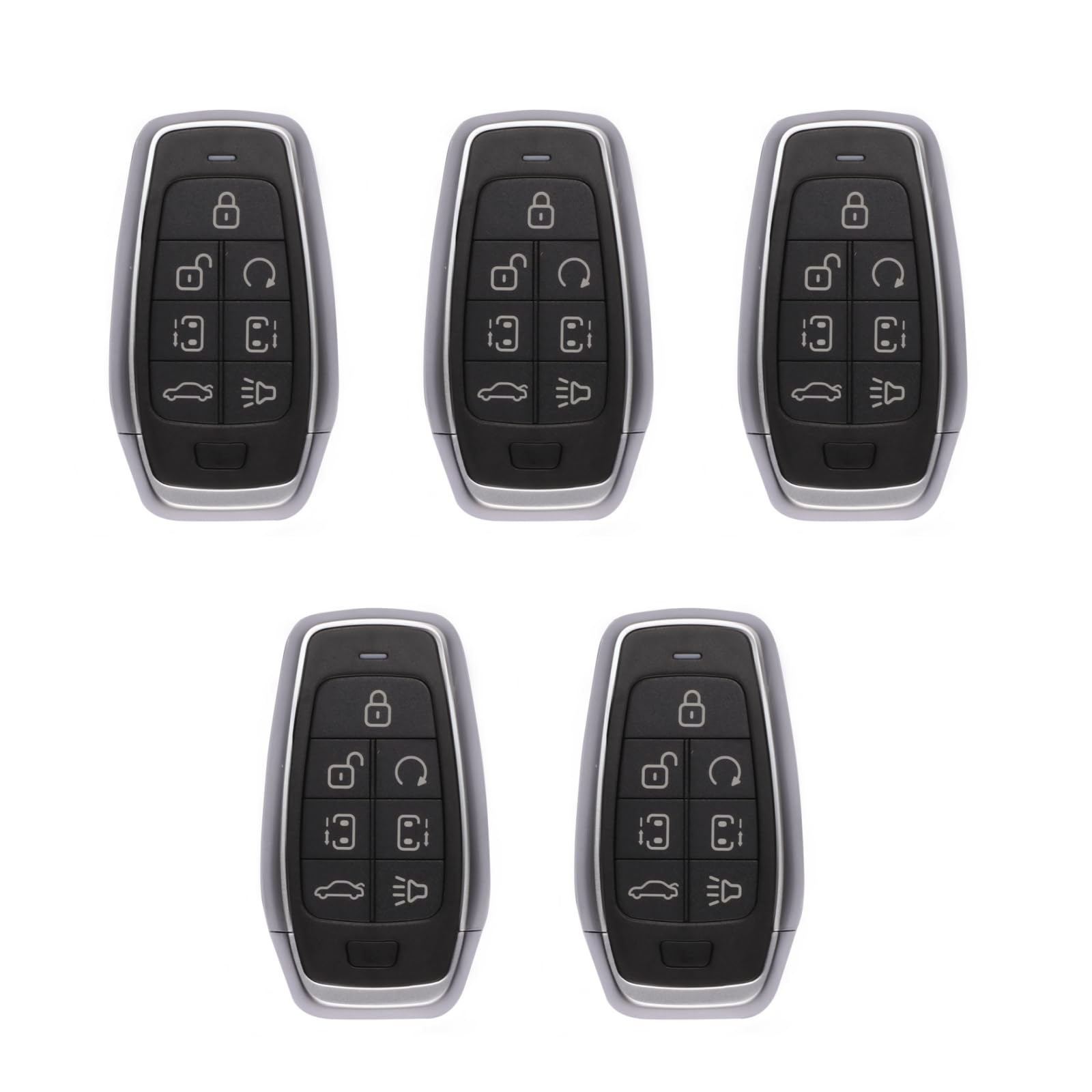 Autel Ikey Universal Programmable IKEYAT7TPRS 7 Buttons, 5pcs Pack, Key Fob Programming, Compatible 315/415 MHz Vehicle Systems, 40 meters/130 feet Frequency Transmission, Program by KM100