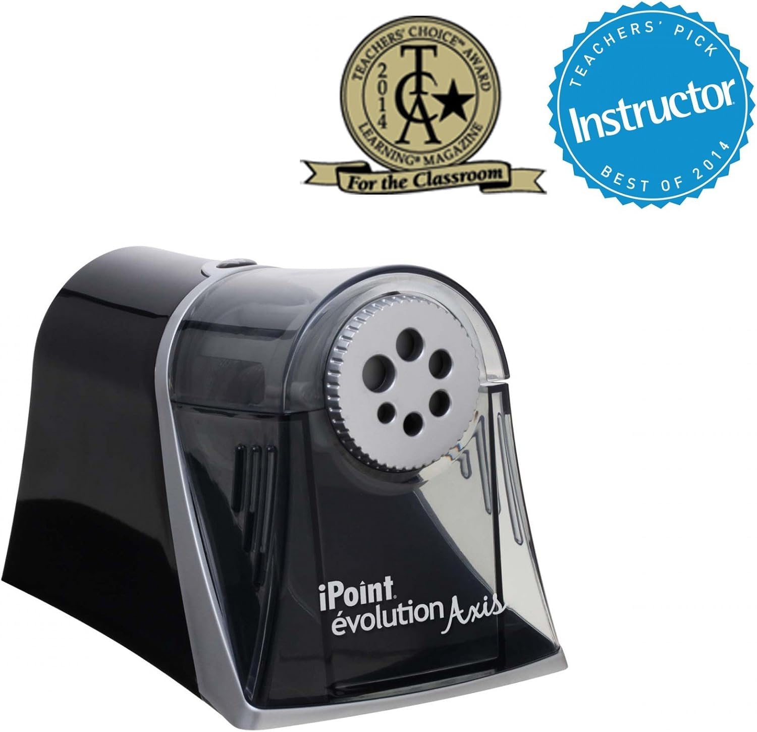 Westcott Electric iPoint Evolution Axis - Sacapuntas, color negro y plateado