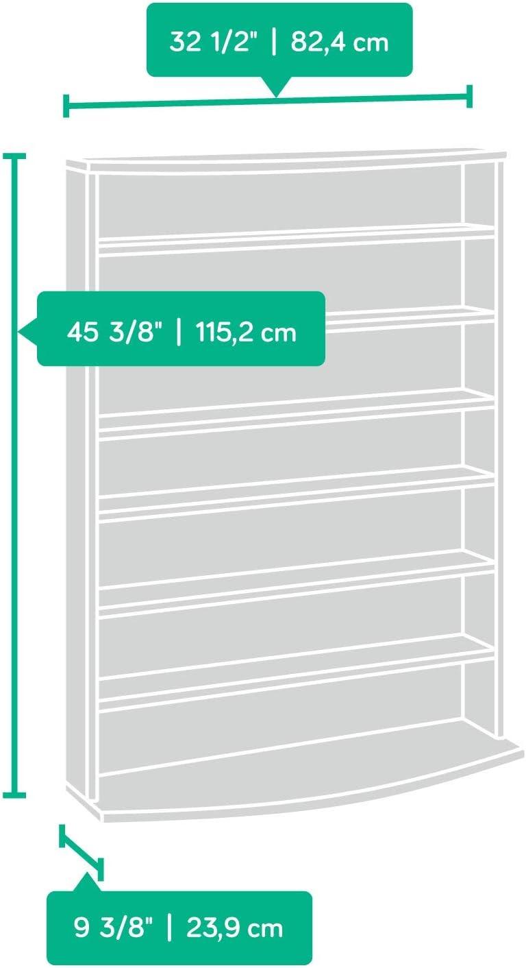 Sauder Multimedia Storage Tower, White finish : Home & Kitchen