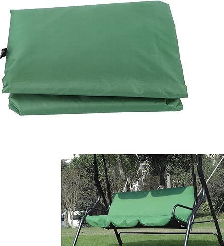 Miniatura 6 de Keenso Funda de cojín para columpio, 3 asientos, impermeable, para exteriores, para patio, jardín, 60 x 20 x 20 pulgadas