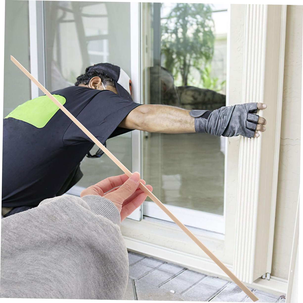 10pcs Wooden Window Trim Long Edge Decorative Molding for DIY Projects Natural for Home and Office Use Smooth Finish Easy to Install