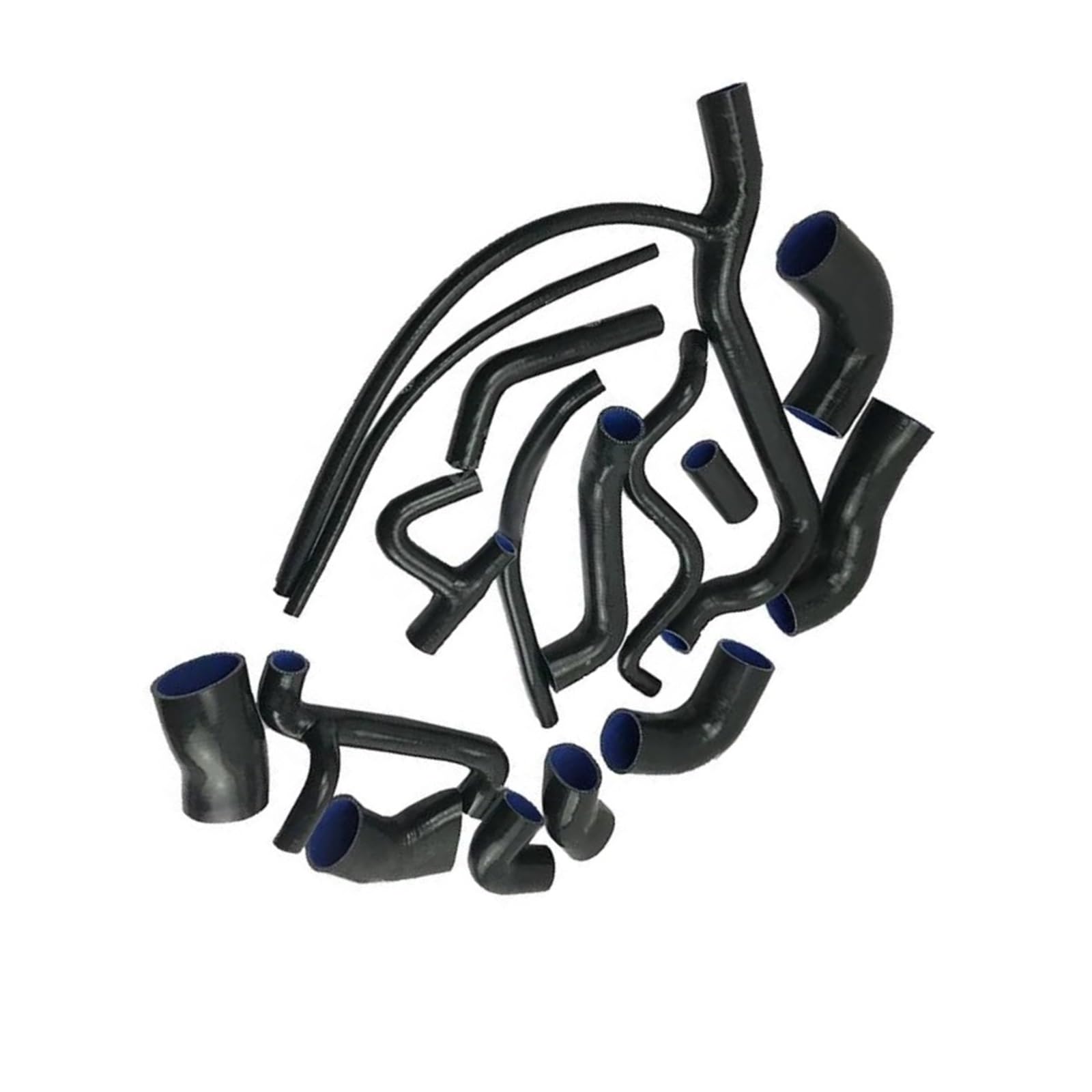 Tomas De Aire Kit Manguito Refrigeración Calentador Radiador Silicona Sobrealimentador Para 1988-1993 Para Corrado G60 1.8L Para Jetta Para Golf Mk2 G60 1.8L PG W/o Coche Entrada Aire(K8-99 k8-108 BLA