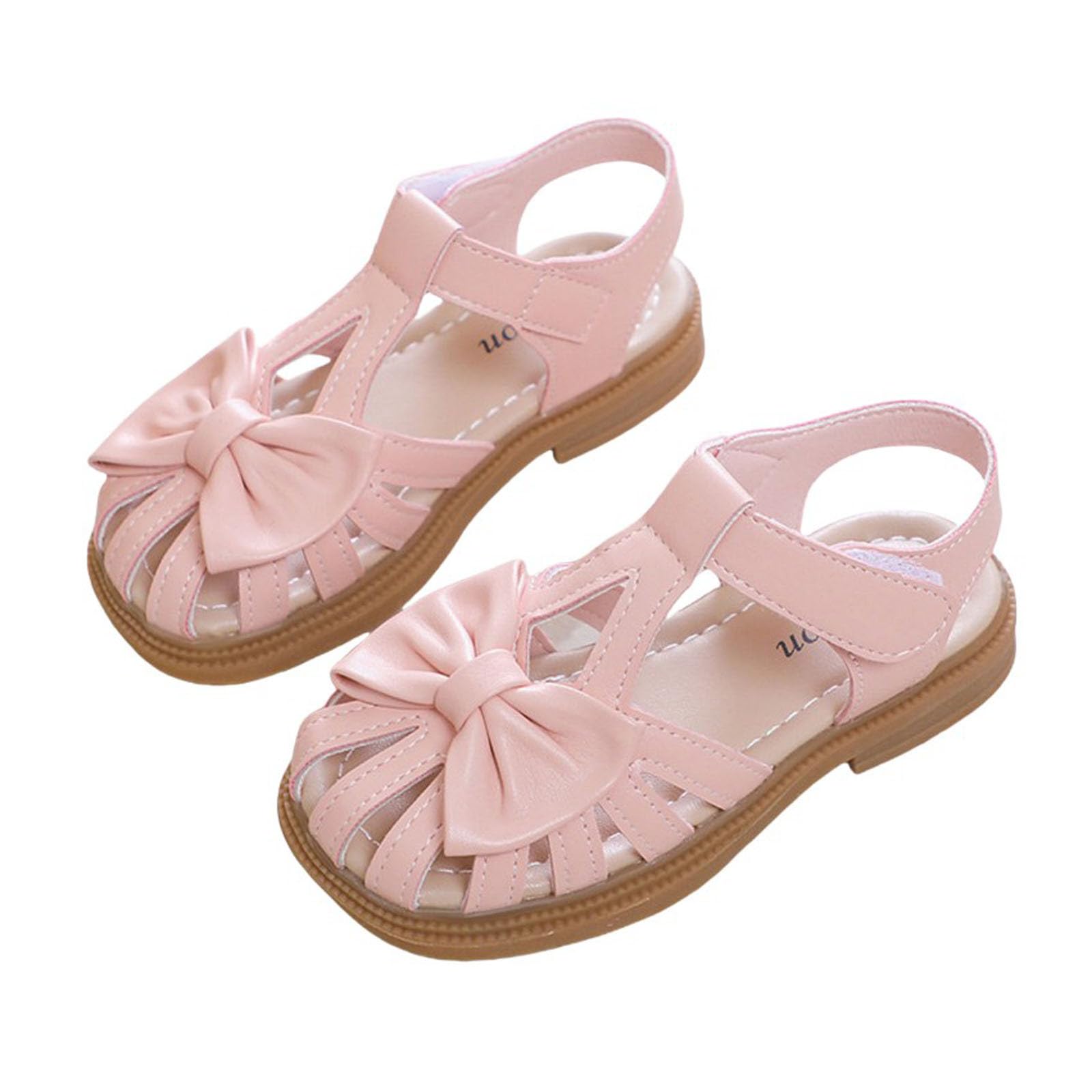 RXZCHH Generisch Sandalias para niñas pequeñas y cómodas Zapatos de Verano al Aire Libre con Flexibles, Ideales para Edades de 12 Meses a 14 años
