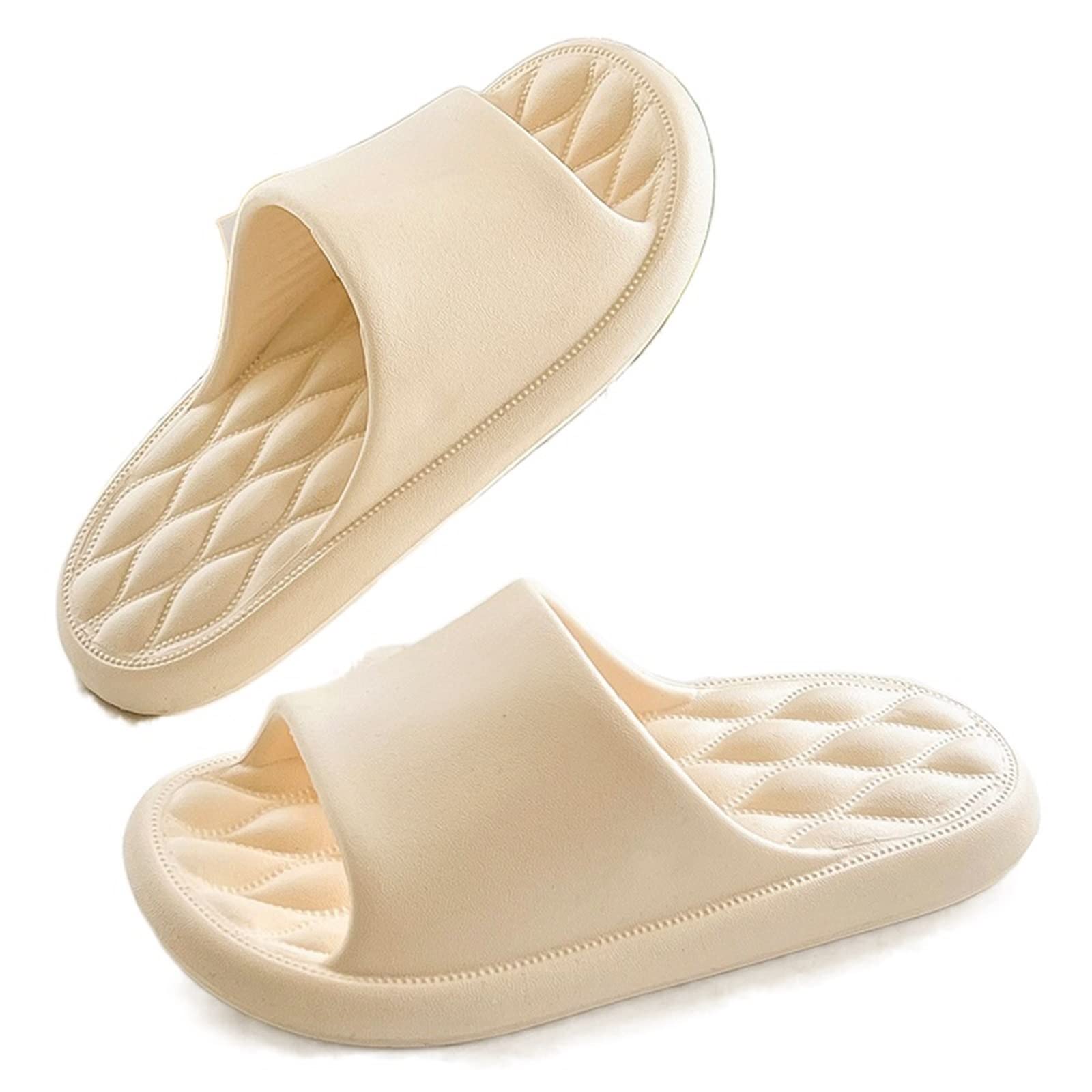 YHQZNLXQ Zapatillas para Mujer Zapatillas de Plataforma para Mujer Zapatillas de Suela Suave para Interiores Sandalias Zapatillas 36-37