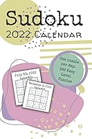 Vista 1 de Sudoku Calendar 2022 Daily Sudoku Puzzles For 2022 Easy Level for Everyone One Puzzle Per Day Plus One Bonus Puzzle