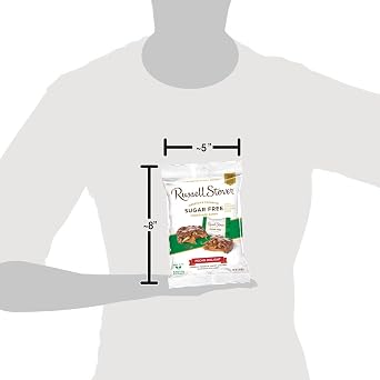 Russell Stover Sugar Free Pecan Delights with Stevia, 3 oz. Bag