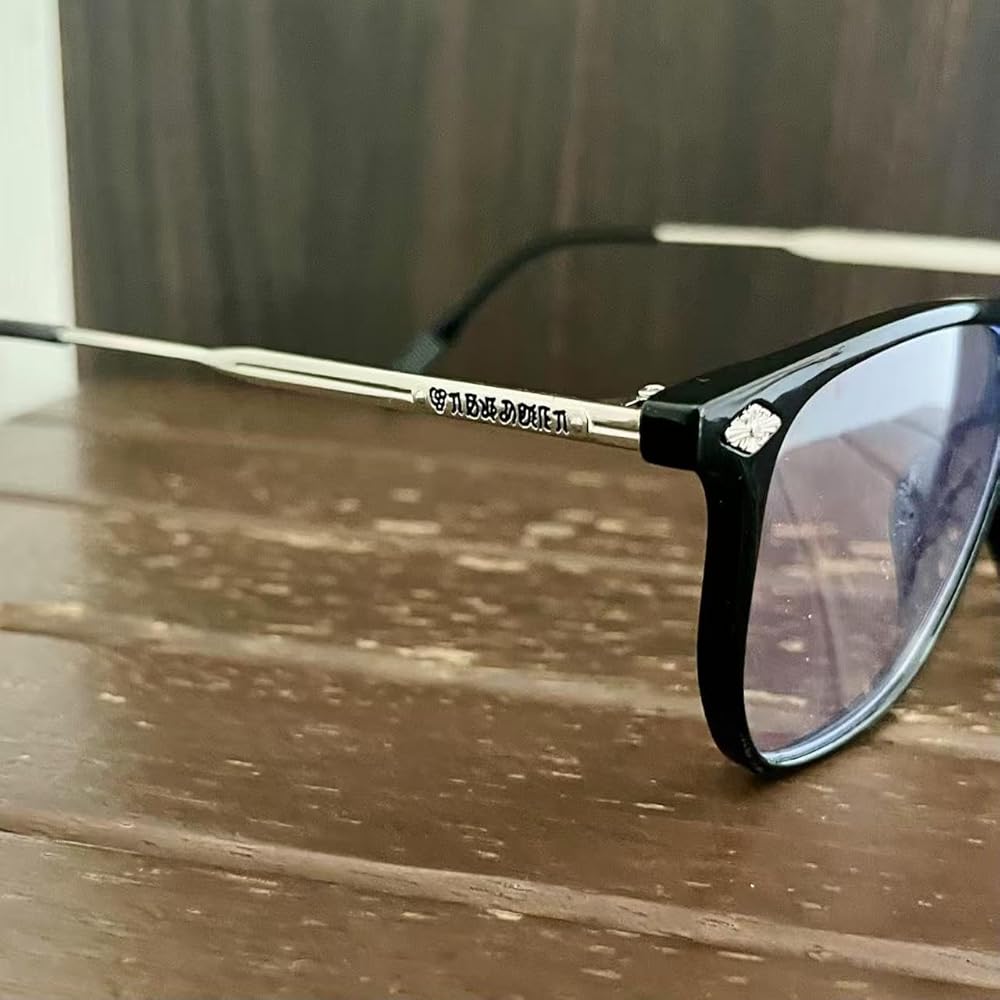 Amazon | [KING-69] 伊達メガネ ウェリントン クロス 十字架