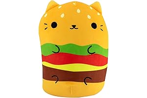Cheesy Feline: Cats vs Pickles Cheseburgr Plushie