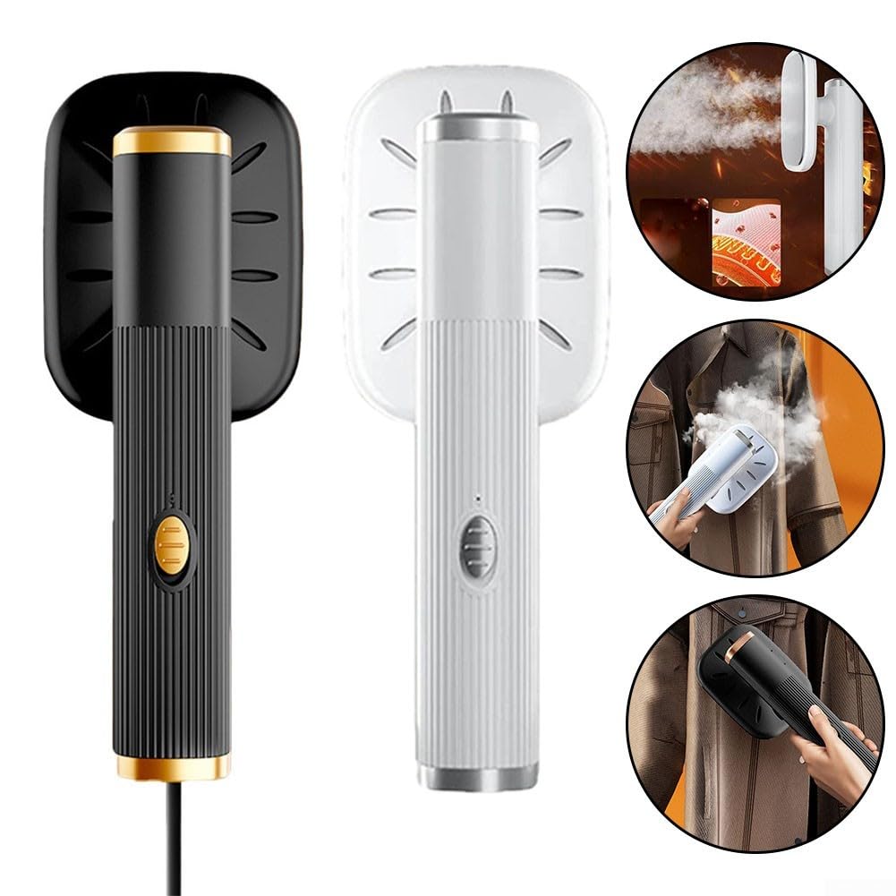Mini Steam Iron Portable Handheld Clothes Steamer 180° Rotatable Compact Lightweight for Travel Home Use on Multiple Fabrics - Image 9