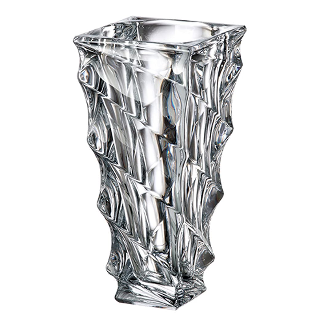 Vase en verre transparent de style européen pour décoration de salon et table