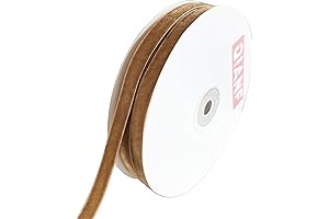 10 Yards Antiqued Frayed Velvet Ribbon for Crafts