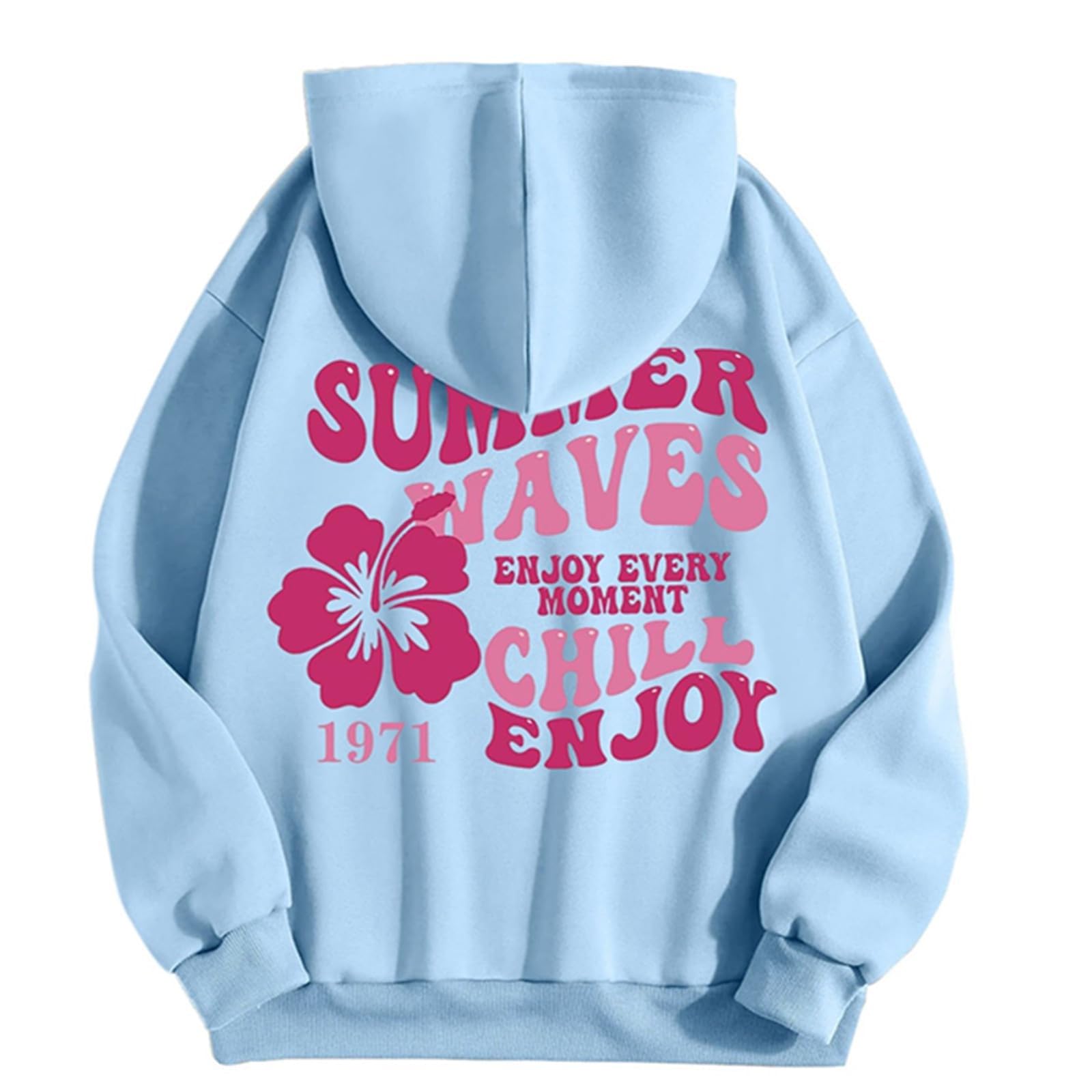 Różowa bluza z kapturem z motywem palmy dziewczęca bluza śliczne bluzy oversize bluza z kapturem damskie bluzy i bluzy z kapturem estetyczna damska bluza z kapturem z długim rękawem bluza z kapturem