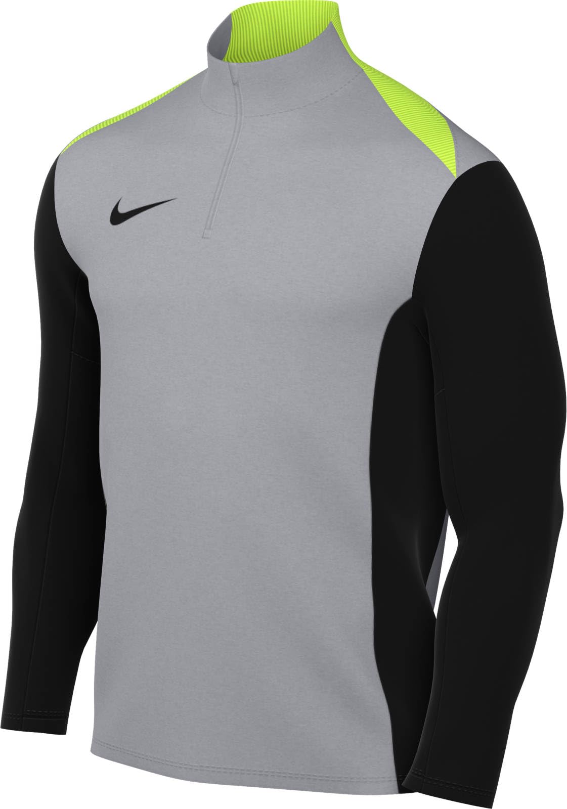 NIKE FD7667-013 Nike Dri-FIT Academy Pro 24 Drill Top K Sweatshirt Men's WOLF GREY/BLACK/VOLT/BLACK Size S
