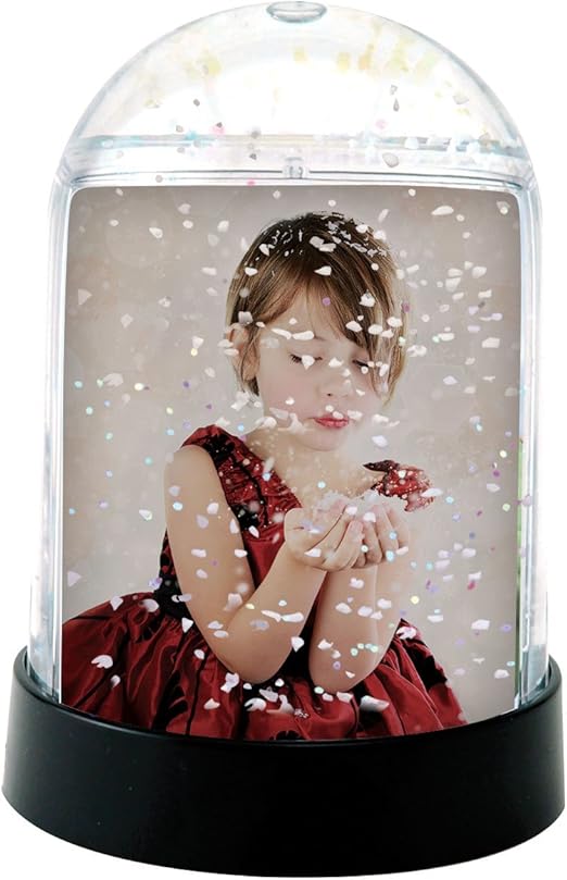 Neil Enterprises Inc. 2" x 2.875" Vertical Clear Photo Snow Globe