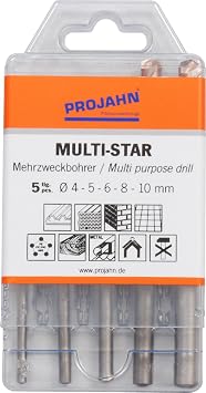 57002 Multi-Star Set 5-pcs. 4, 5, 6, 8, 10 mm by Projahn