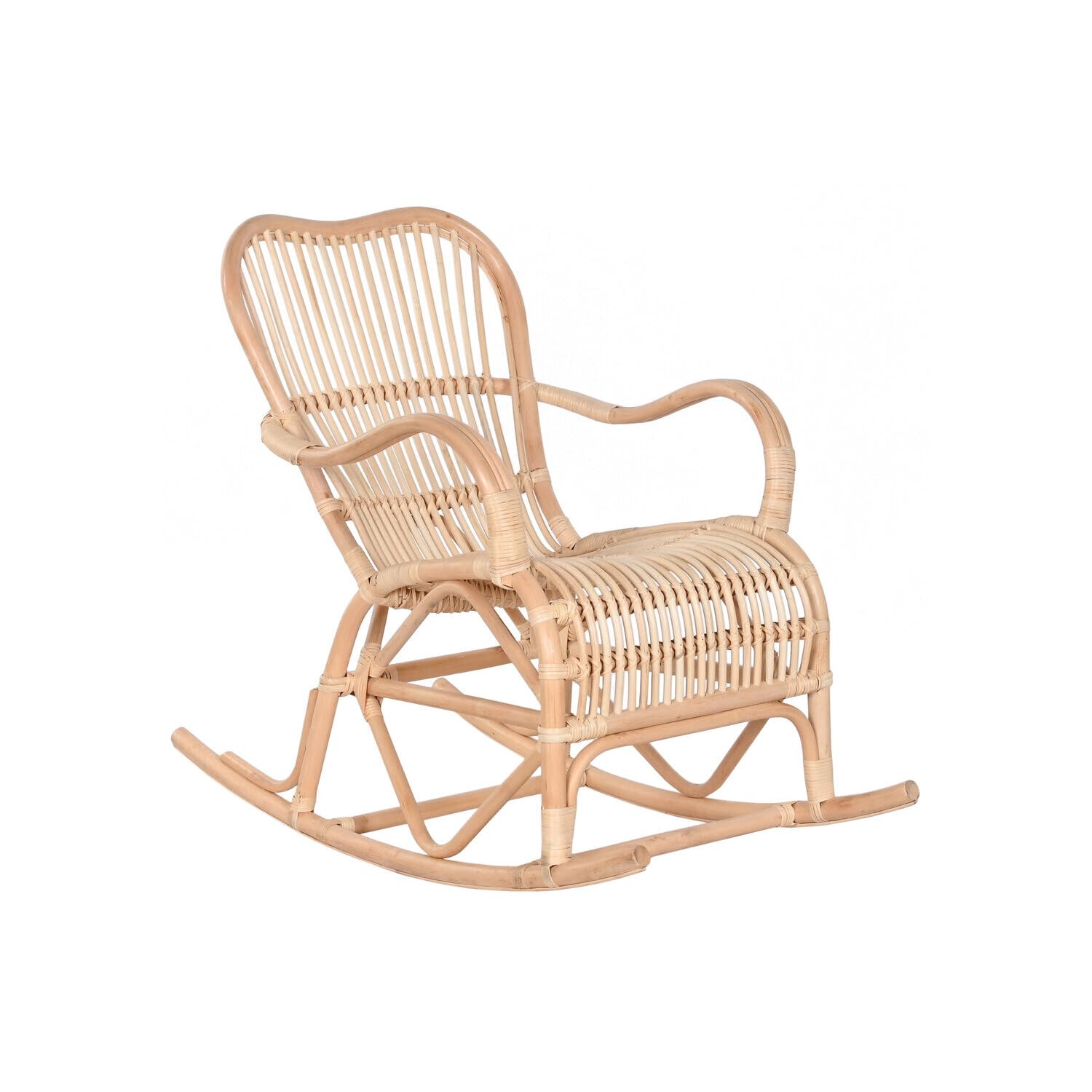Mecedora Natural Ratan 64x102x90 cm