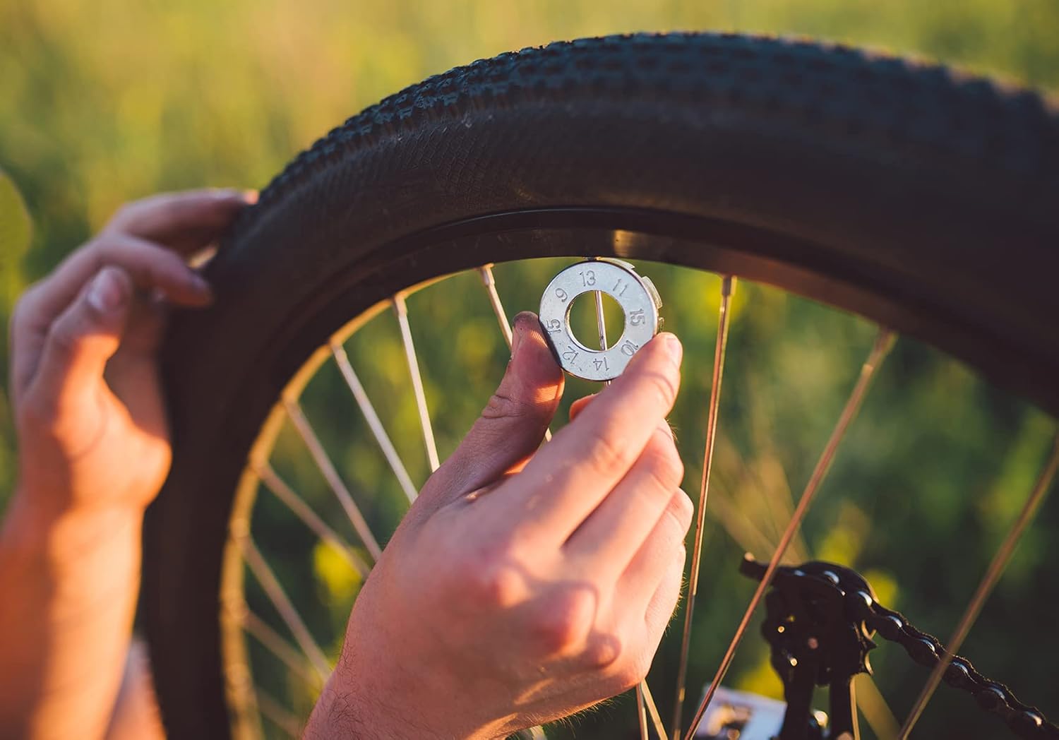 YOAVIP Bike Spoke Adjustment Wrench Bicycle Rim Truing Tool Set of 2 BigaMart