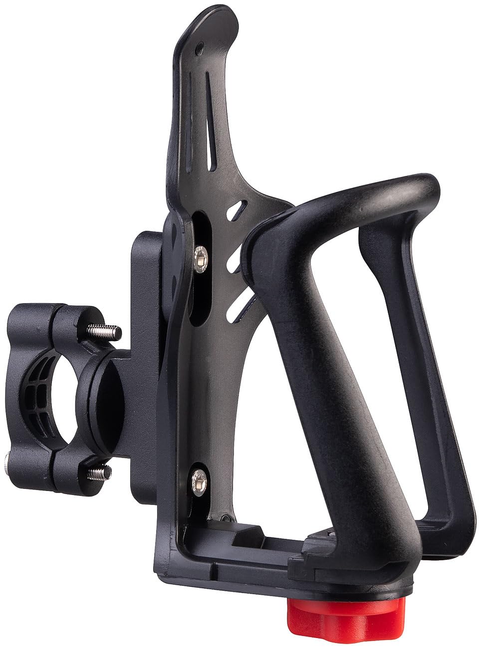 PEARL portaborraccia bicicletta: Set da 4 Portabottiglie per bicicletta e moto, regolabile, per telaio e manubrio (portabicchieri universale, portabicchiere manubrio moto, scooter)