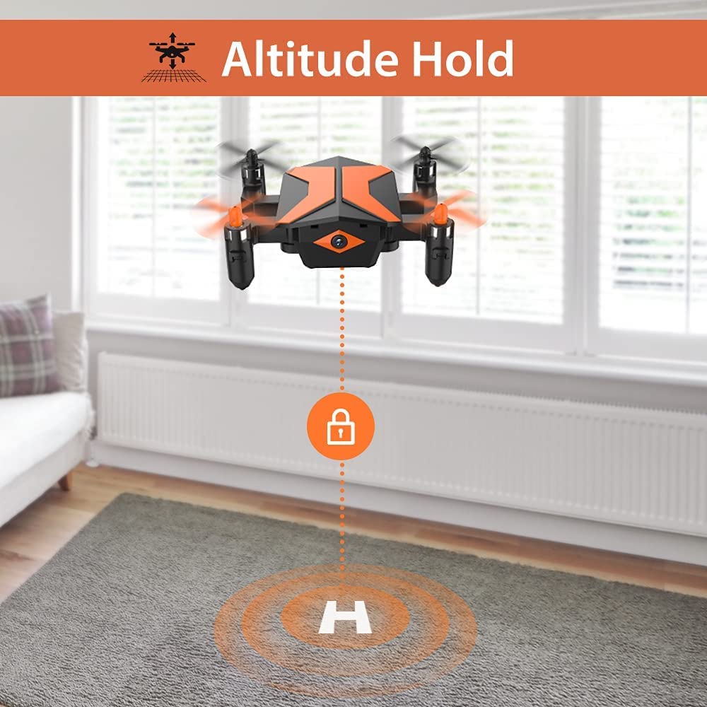 Drone, zdalnie sterowany quadcopter z aplikacj膮 wideo FPV, sterowanie g艂osem, trzymanie wysoko艣ci, sk艂adany dron dla dzieci prezent dla ch艂opca zabawka dla dziewczynki