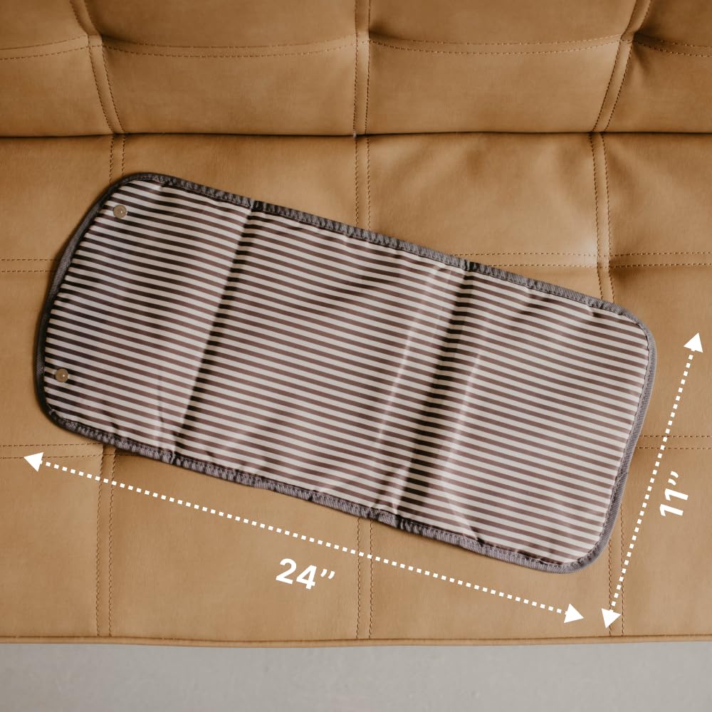 Parker Baby - Cambiador portátil para pañales de bebé, cambiador de pañales portátil, cambiador para viajes, cambiador de bebé con bolsa de abedul
