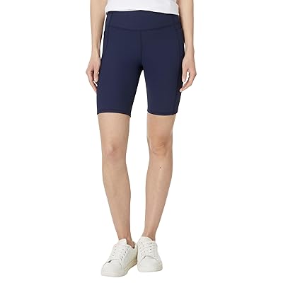SKECHERS Go Walk Ribbed High Waist 8 inch Bike Shorts Women