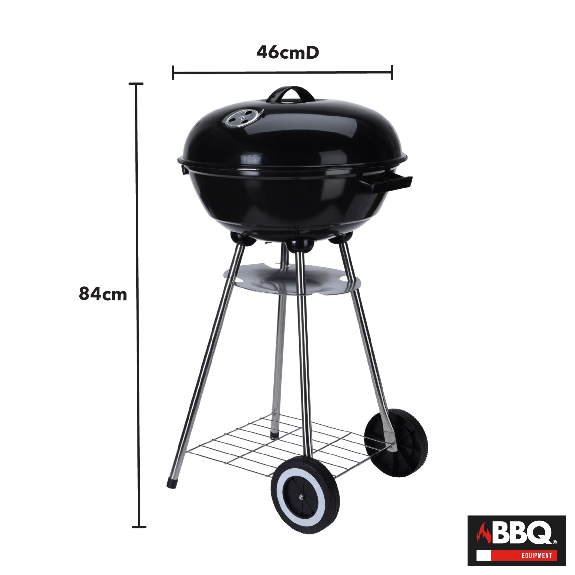 Grill węglowy z pokrywką 46cm