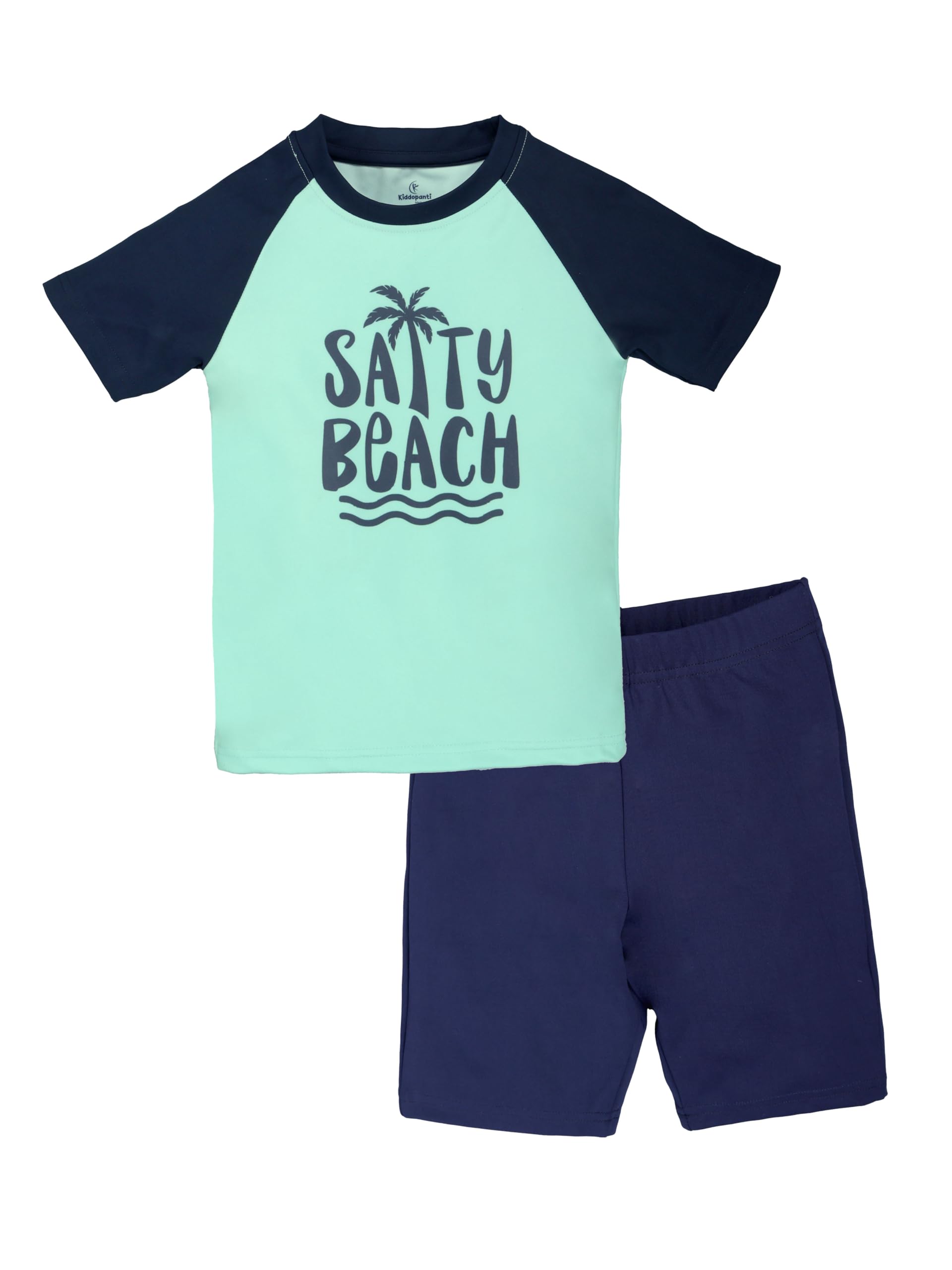 KiddoPanti Boys Swimming Top and Bottom Set-image-34