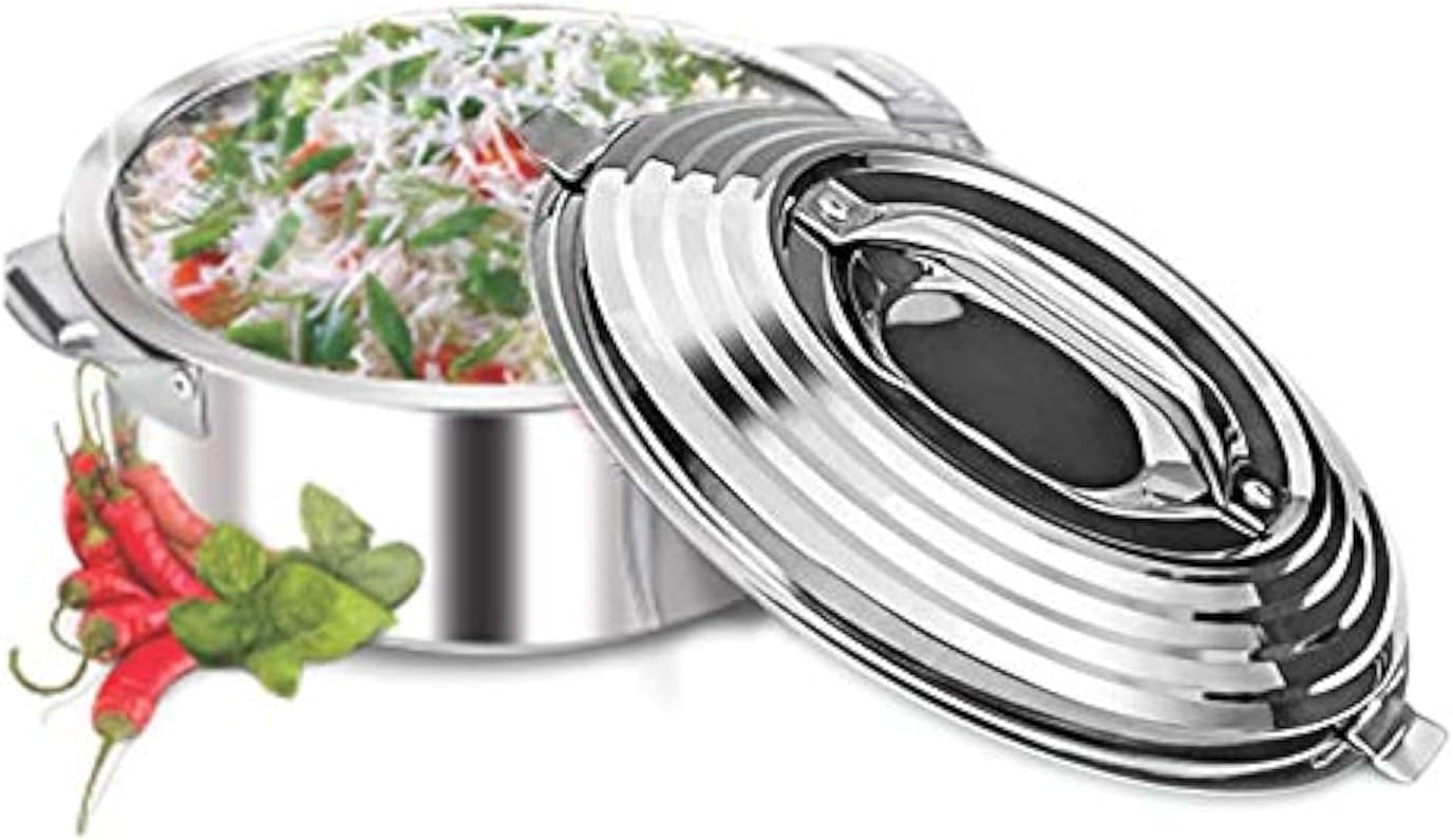 Satre Online And Marketing Stainless Steel Serving Pot,Casserole,Hotpot,Chapati Box,Chapati Container,Serving pot,Stainless Steel innovative kitchenware roti saver pack of 1