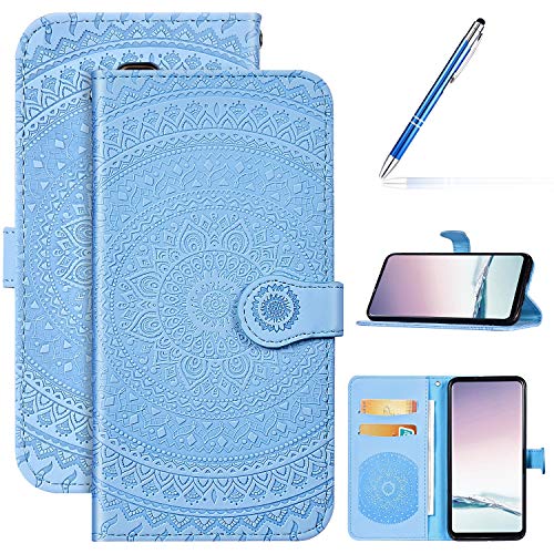 Robinsoni Case Compatible with Samsung Galaxy A8 Plus 2018 Phone Case Wallet Galaxy A8 Plus 2018 Leather PU Phone Cover Shockproof Kickstand Case Flip Note Book Style Cover Heavy Duty Case Hard Case