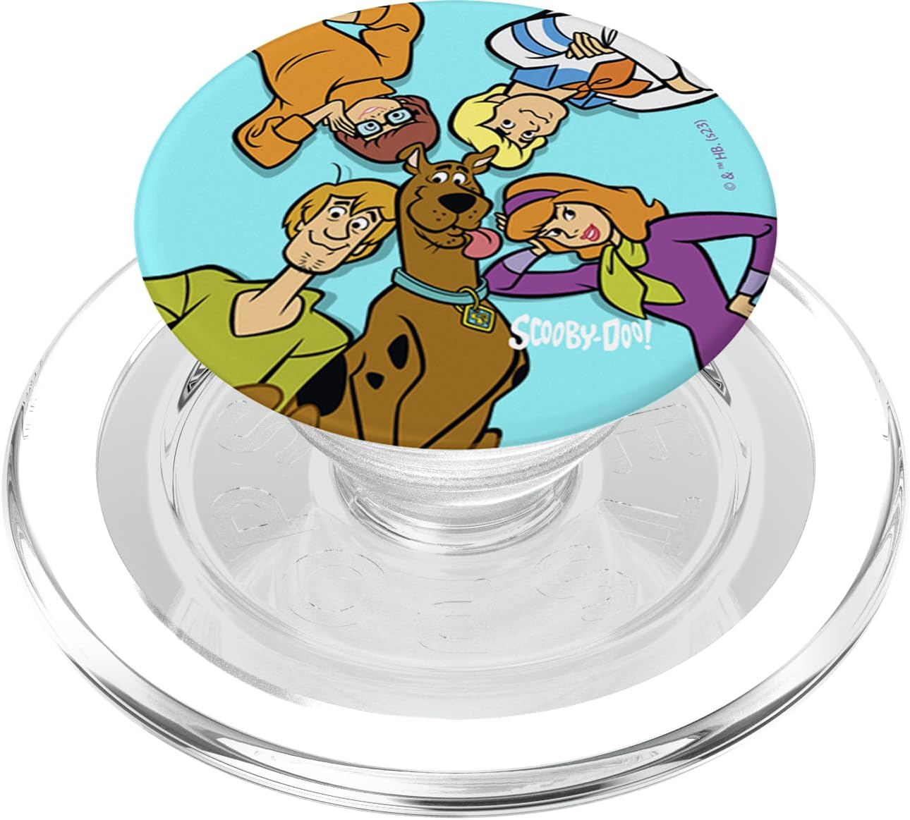 Scooby-Doo Classic Mystery Inc Gang Circle Group Shot PopSockets PopGrip for MagSafe