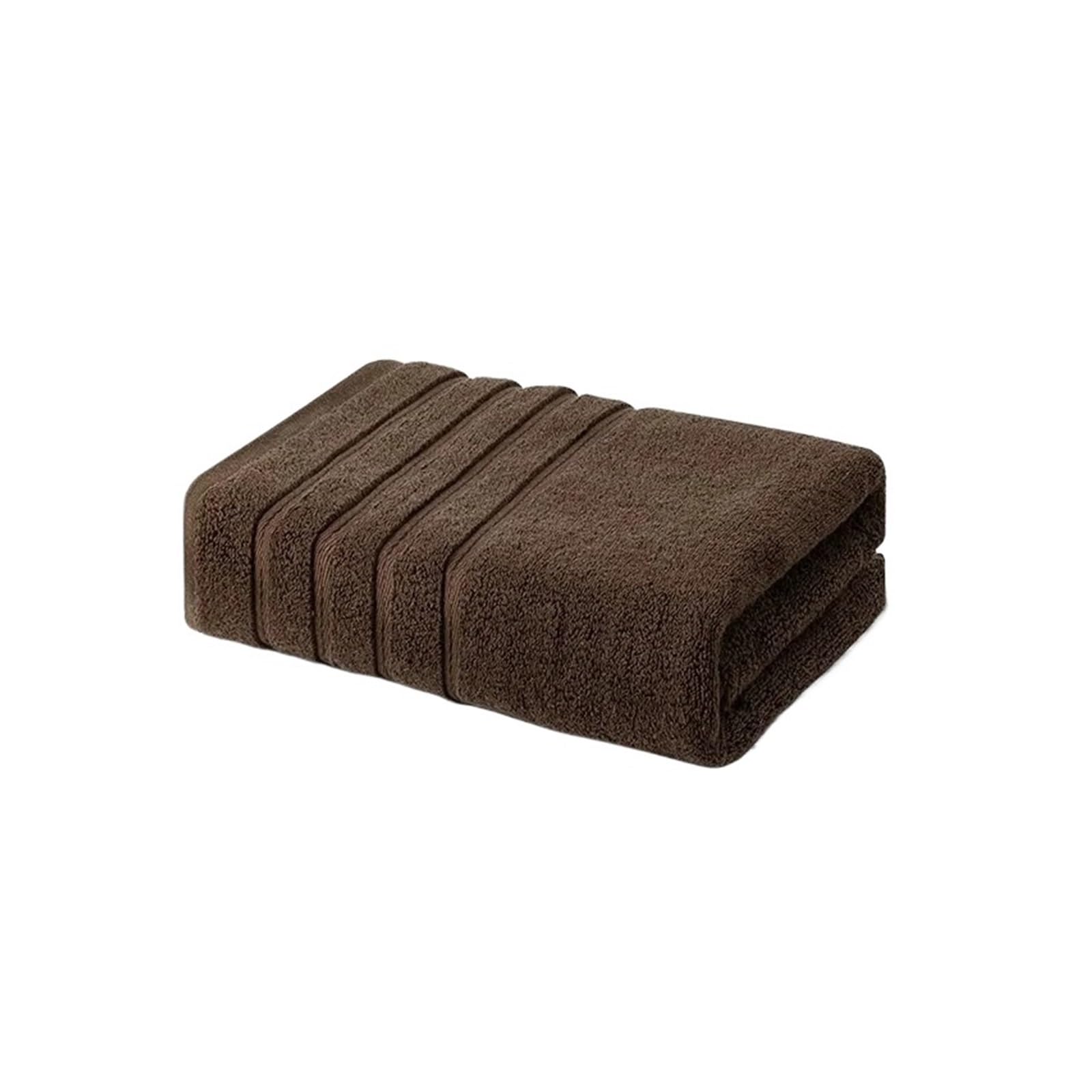 FGUJSUR Bath Towel 1PC Coffee Face Towel,Pure Cotton Terry Soft Absorbent 35 * 75cm Hand Hair Towels For Home Hotel Bathroom Supplies