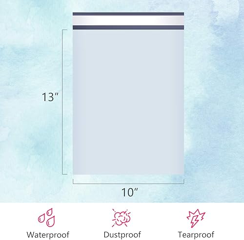 Miniatura 60 de UCGOU Sobres de polietileno de 14.5 x 19 pulgadas, color negro, paquete de 100 bolsas de envío grandes #7, sobres de correo gruesos fuertes y Negro