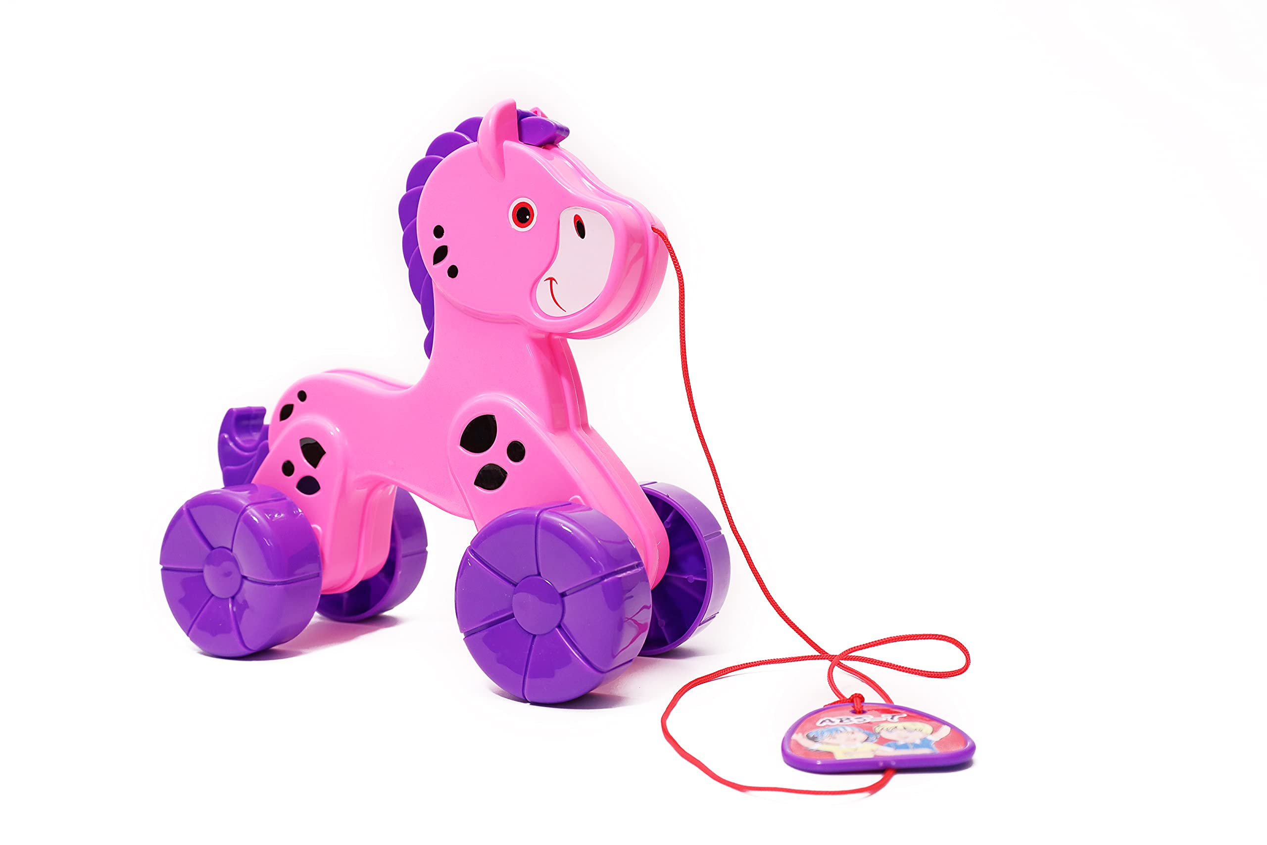 UNITED AGENCIESUnited Agencies Pull Along Pony, Multicolor