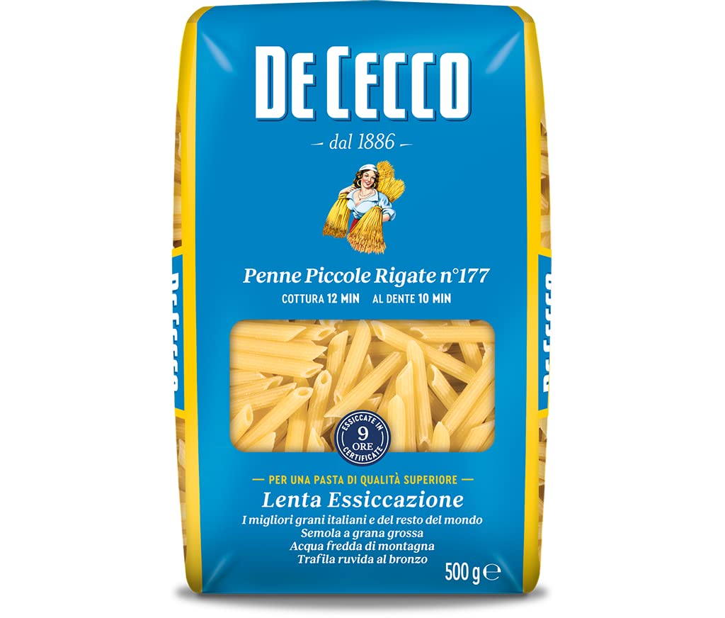 De Cecco Penne Piccole Rigate n. 177 Nudeln 500g Product Description