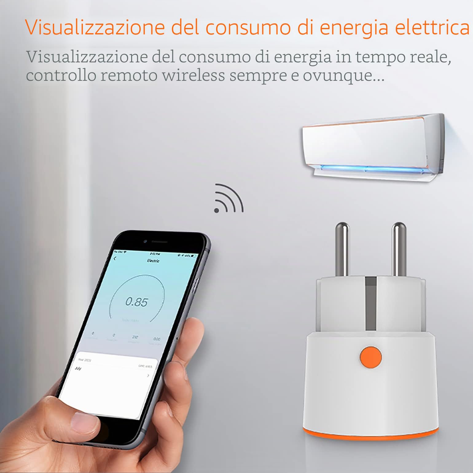 Zigbee - Spina di alimentazione con funzione Smart, funzione di misurazione e timer, controllo tramite App Tuya notificazioni push compatibile con Alexa e Google Home (confezione da 4)