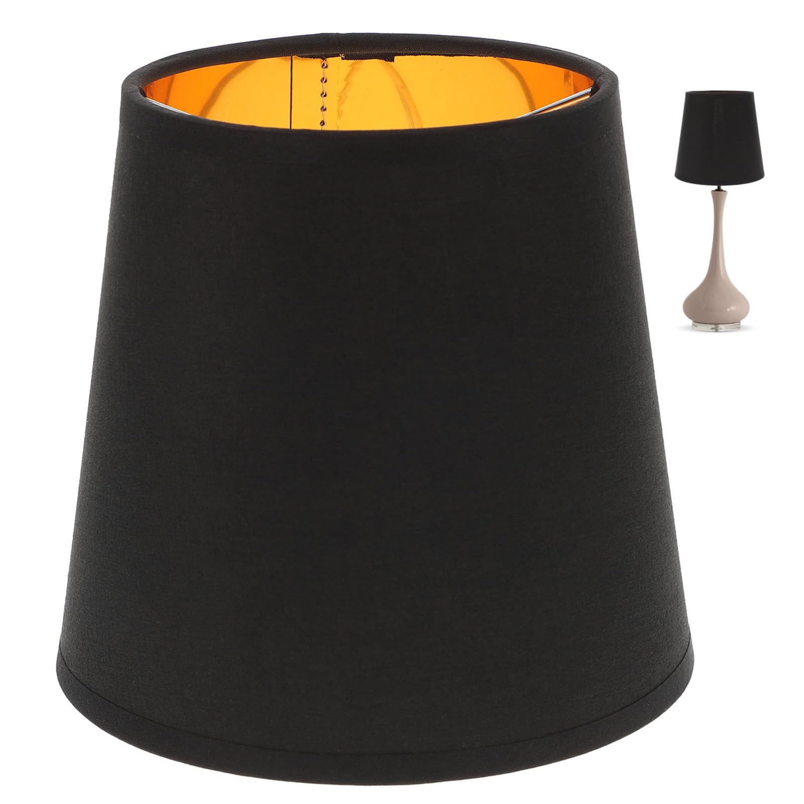 TOYANDONA Abat-jour Lin Naturel Pour Lampe De Table Abat-jour