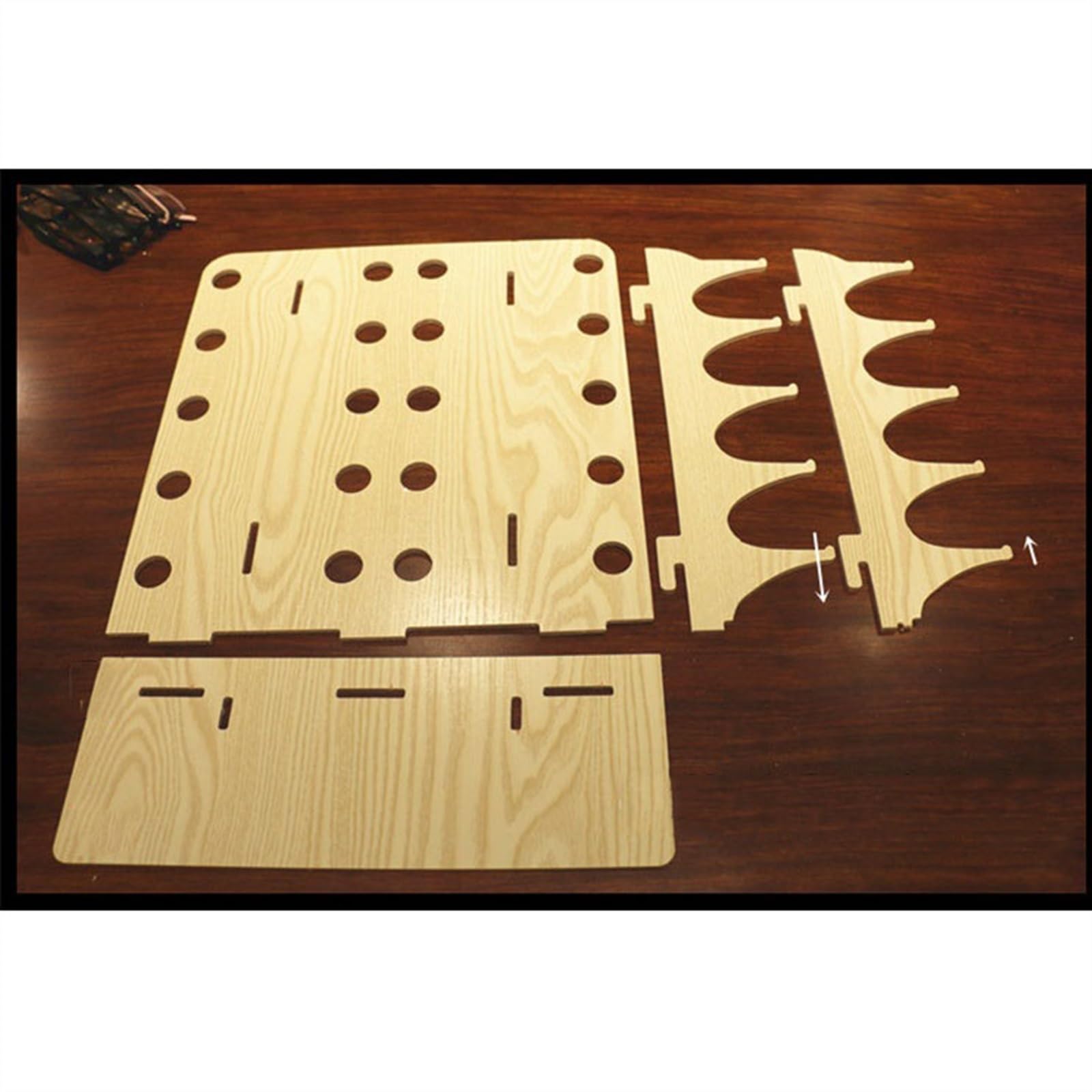 Brillenhalte Sonnenbrillen-Ausstellungsstand, Holzmaserung, Myopie, Brillen-Display, Requisiten, Ausstellung, tragbarer Augenregal-Ausstellungsstand Brillenständer ( Size : 10 eyeglass positions )